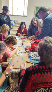 The youth of UPCC were treated to a lesson in polymer clay art with Monte Zaloudek!